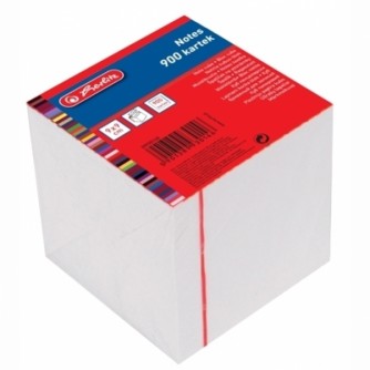 Memo kocka, 900 lap, fehér, Herlitz