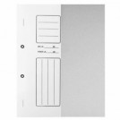 Karton mappa INC. A4 fehér 1/2 kapcsokkal