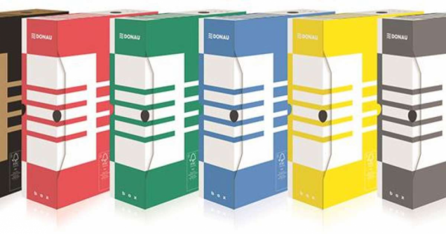 Levéltári doboz 100mm különböző színek